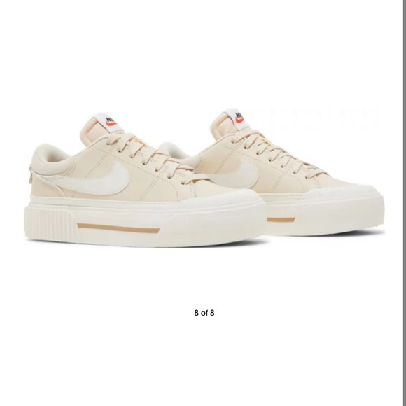 Nike Shoes - Nike Womens Court Legacy Lift in Pearl White